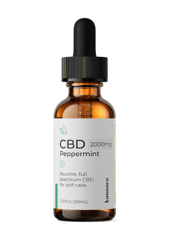 CBD Oil Drops, Naturally Flavored