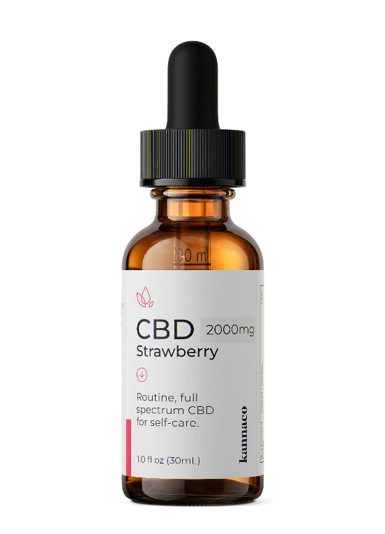 CBD Oil Drops, Naturally Flavored
