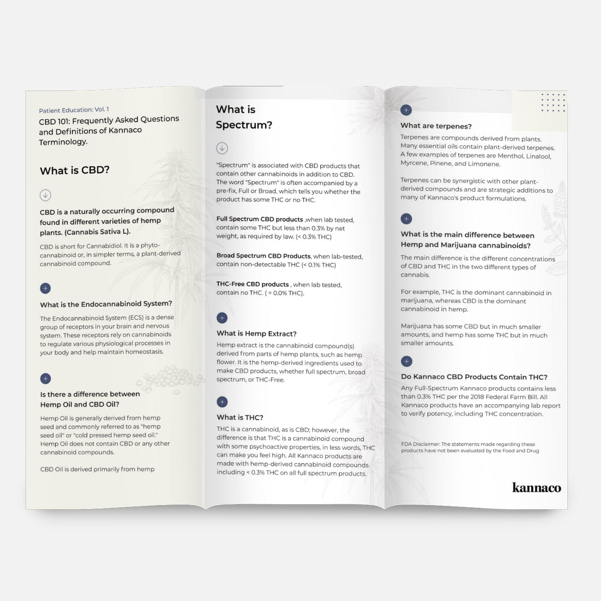 Educational Brochure - Vol. 1 - CBD 101