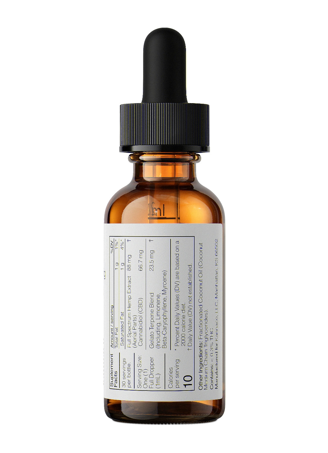 Orange Cream CBD Oil Drops