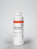 Kannaco CBD Cream Cooling Formula 8 oz backbar bottle, front view with cap on