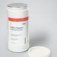 Kannaco CBD Cream Cooling Formula 16 oz backbar jar with the lid off, showing the foil seal