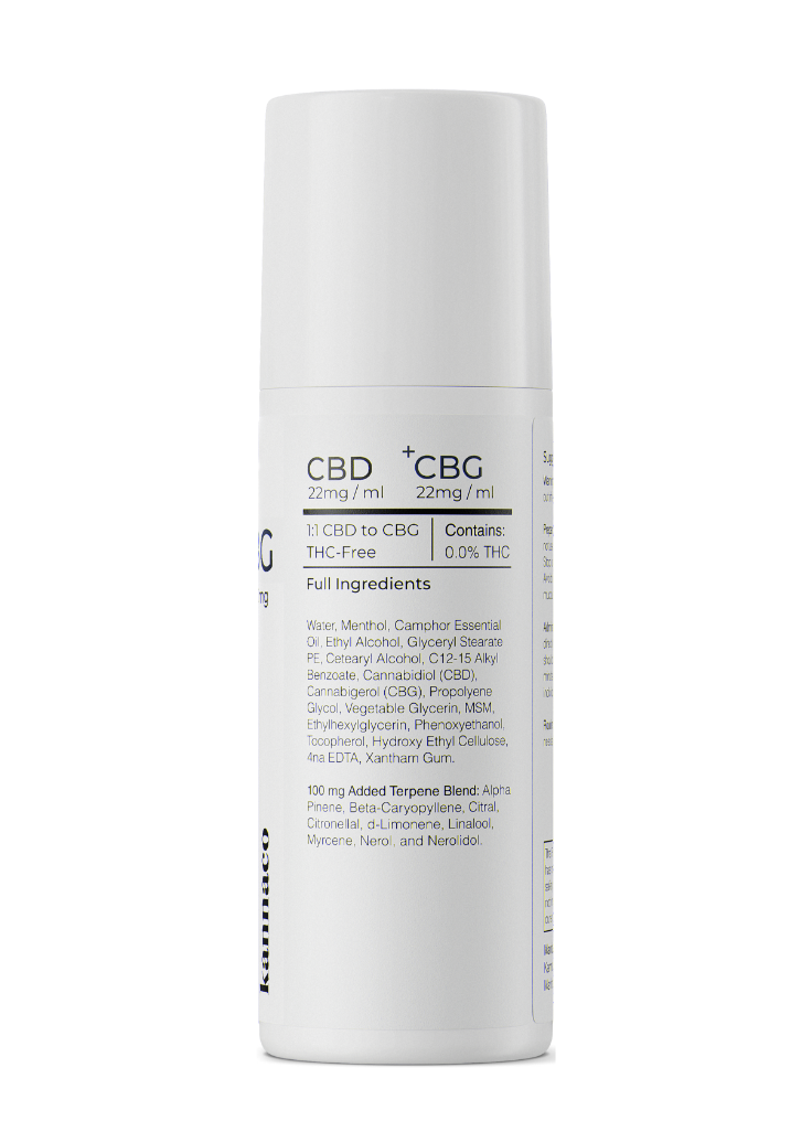 Pro Roll-On CBD+CBG (THC-Free)