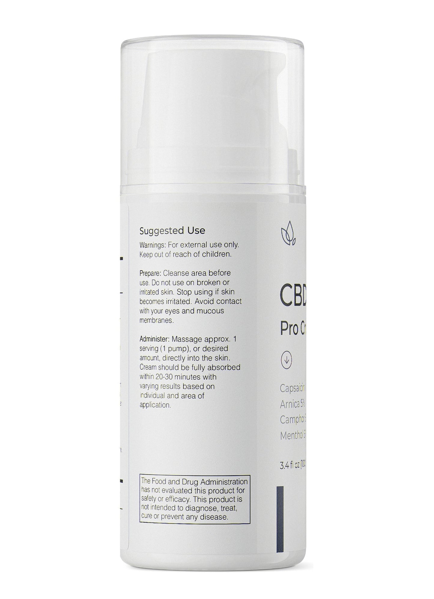 Pro Cream CBD+CBG (THC-Free)