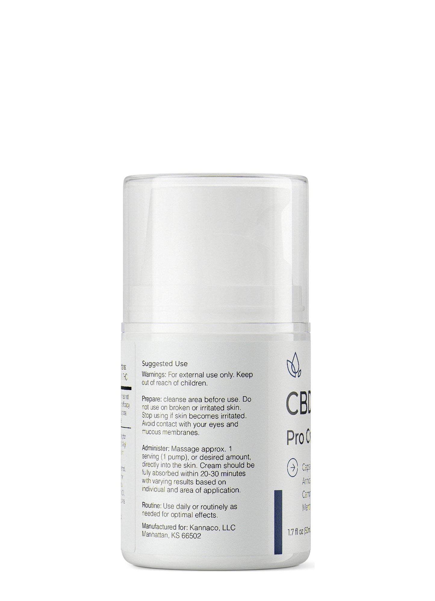 Pro Cream CBD+CBG (THC-Free)