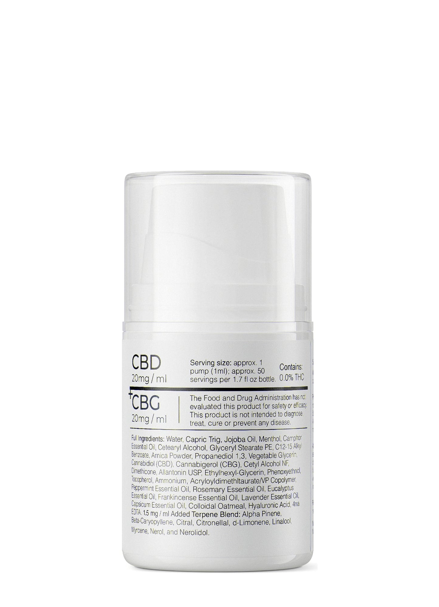 Pro Cream CBD+CBG (THC-Free)