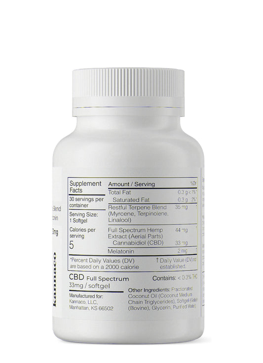 4. Snooze CBD Softgels (6 Pack)