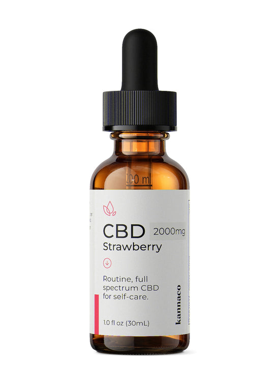 7. Strawberry CBD Oil Drops (6 Pack)